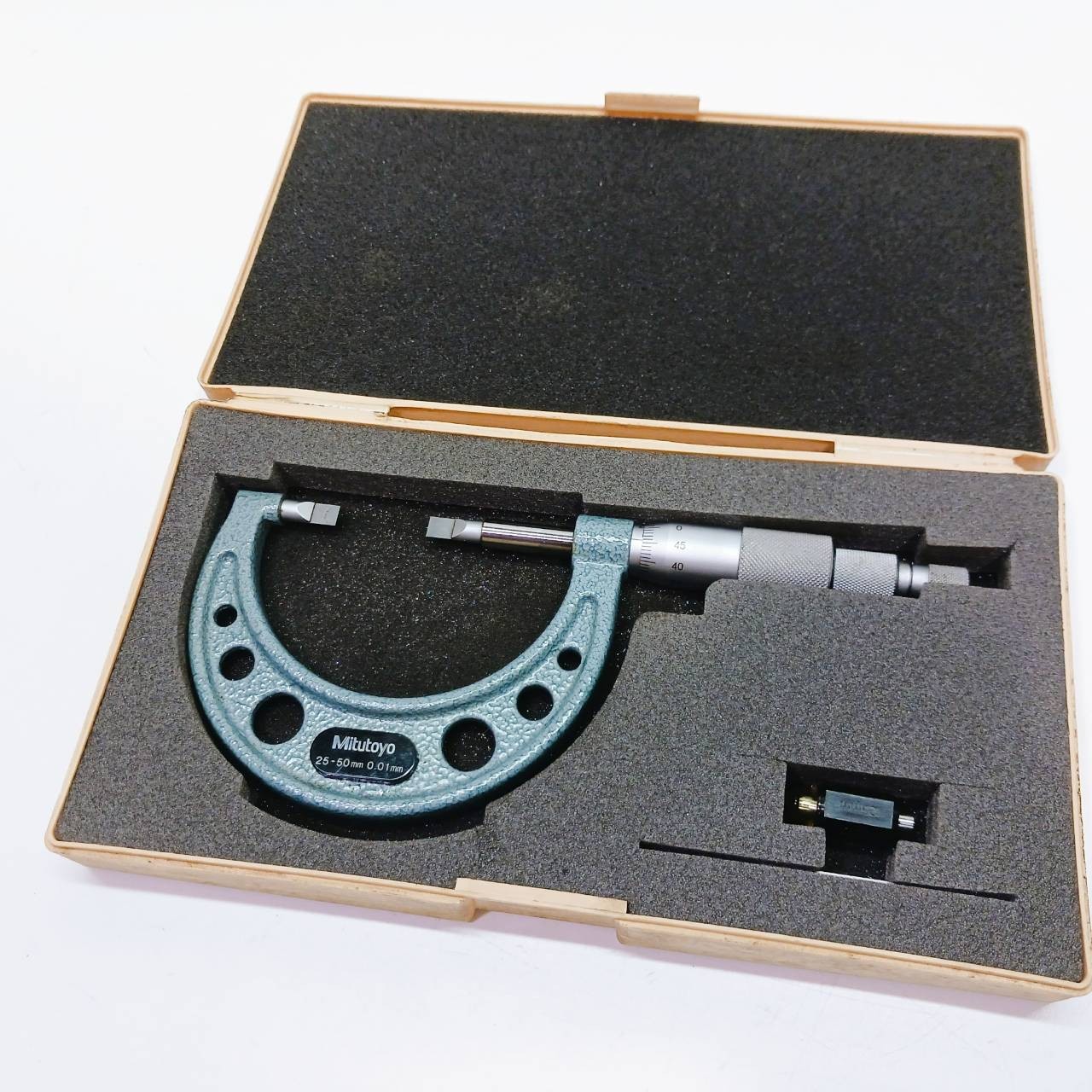 Mitutoyo Direct acting Blade Micrometer BLM-50W 25-50mm Outside Japan AI153