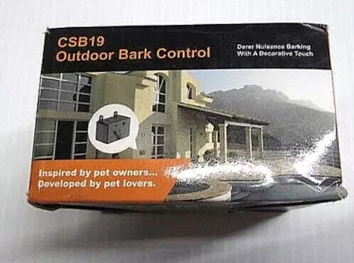OUTDOOR BARK CONTROL  CSB19 NEW IN BOX