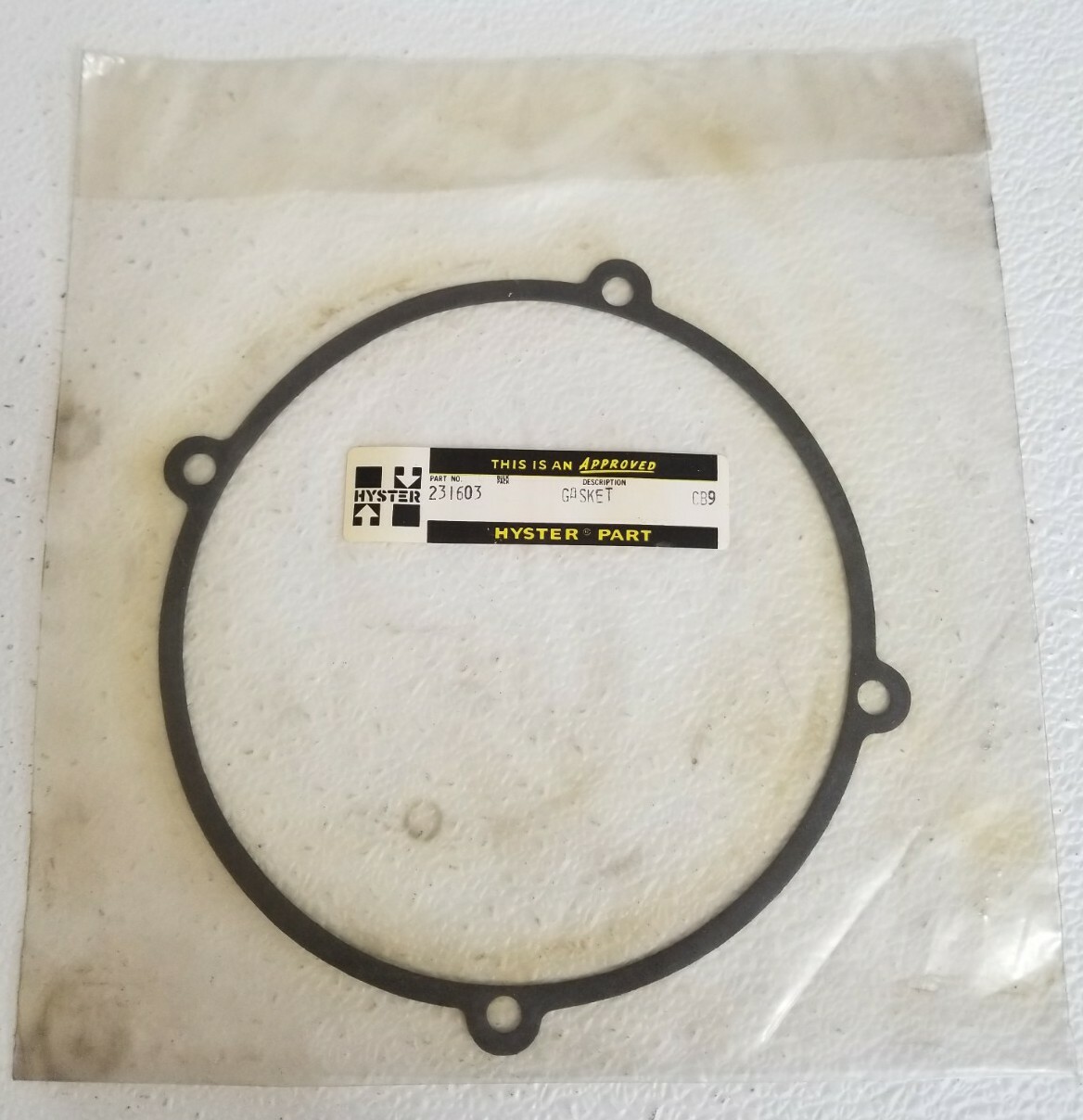 Hyster Gasket 231603 HY231603 NEW SEALED