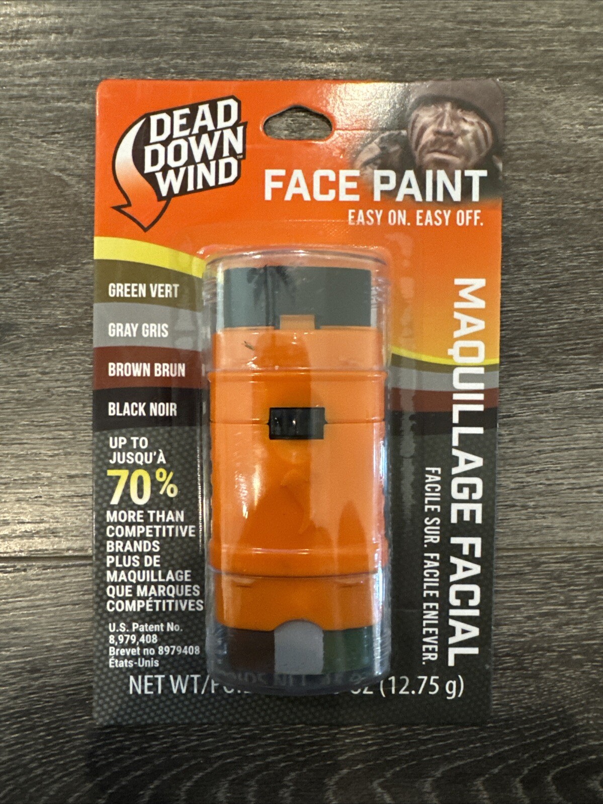 Dead Down Wind 4 Color Camouflage Face Paint NIP