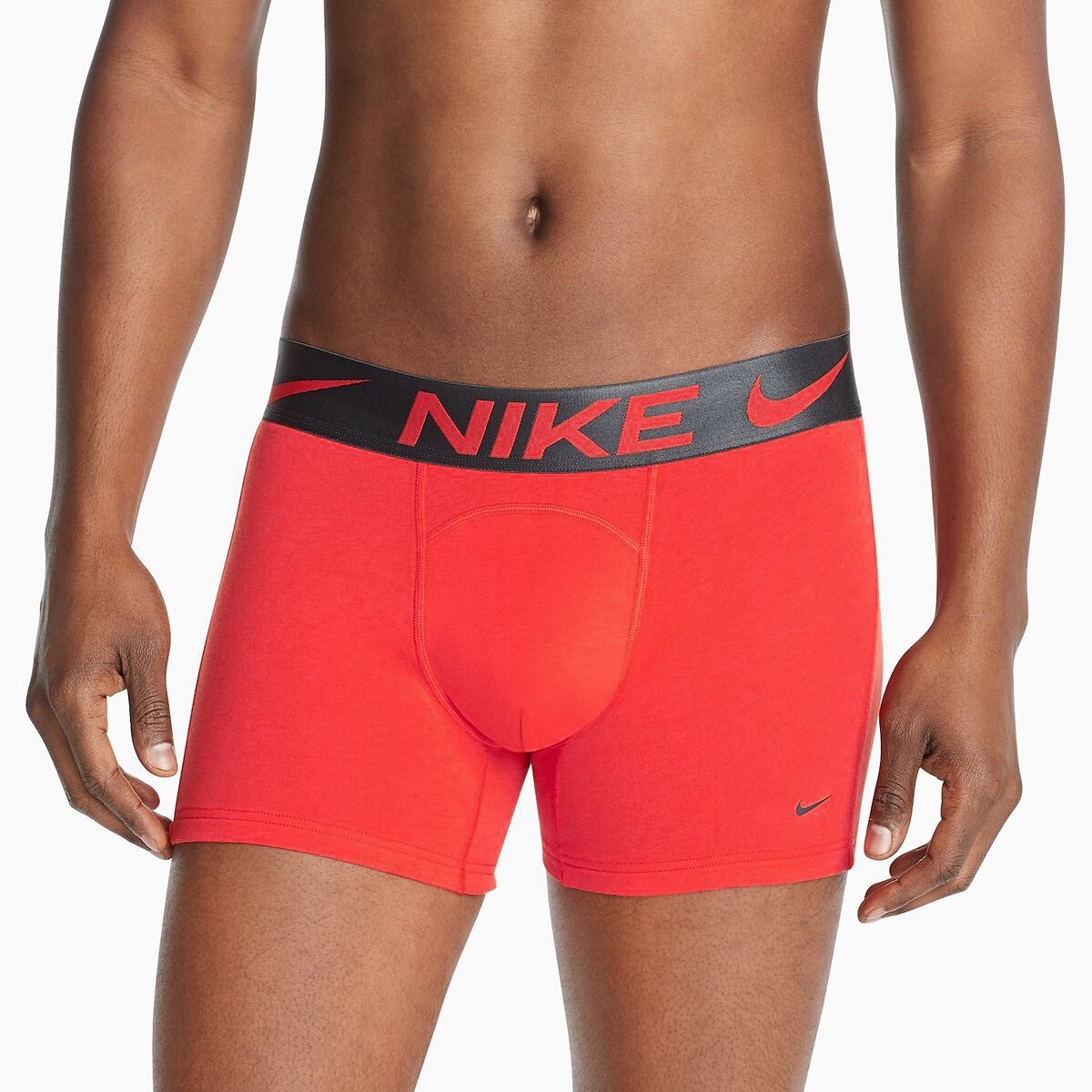 NEW Nike Luxe Cotton Blend Boxer Trunk Underwear Size XL - Chile Red - $35 MSRP!