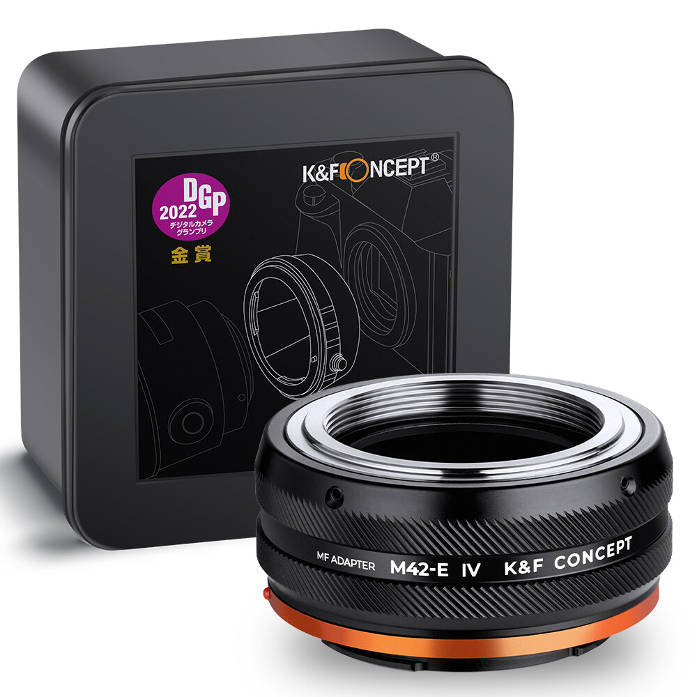 K&F CONCEPT M42-NEX IV Lens Mount Adapter For M42 Lens to Sony E Mount Camera