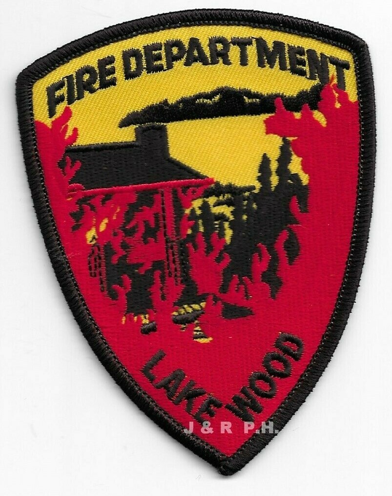 Lakewood  Fire Dept., Wisconsin (3.25" x 4" size)  fire patch