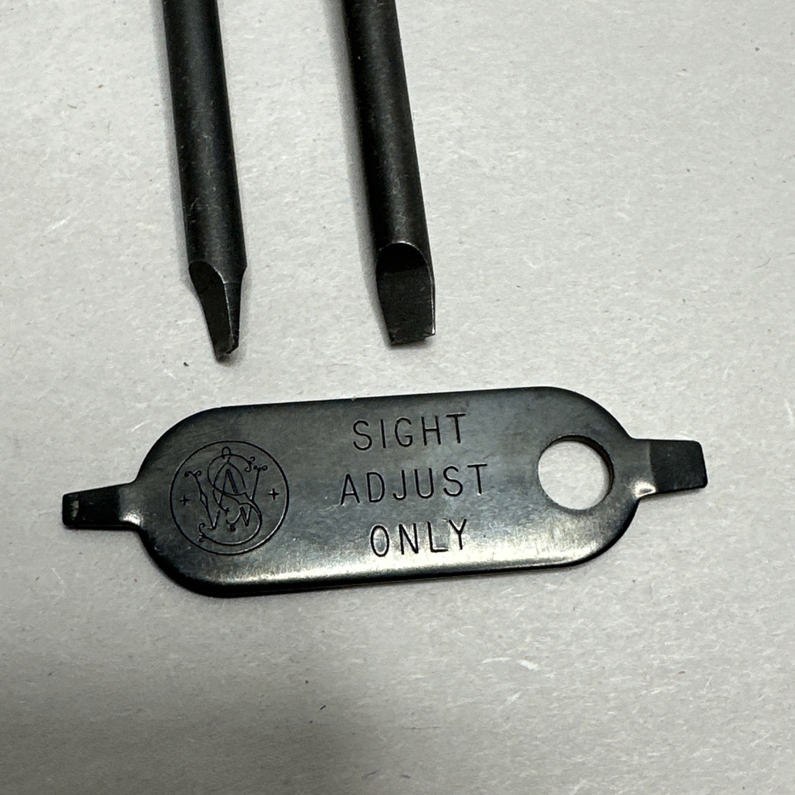 Vintage Smith & Wesson Sight Tool + 2 Screwdrivers S&W Gun Smithing Tools