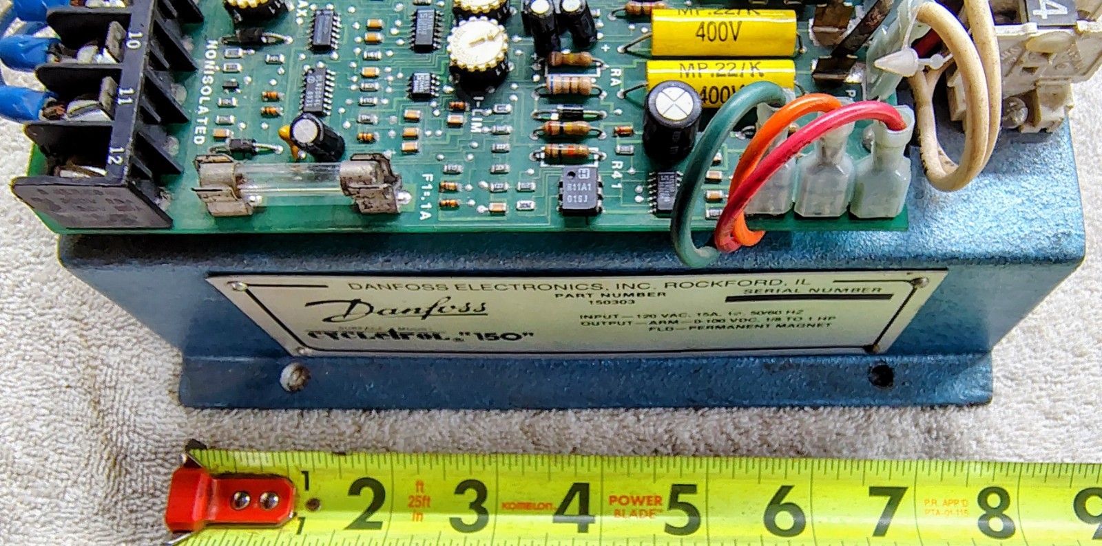 🗽DANFLOSS 150303 CYCLETRON/SURFACE MOUNT DC SPEED CONTROLLER