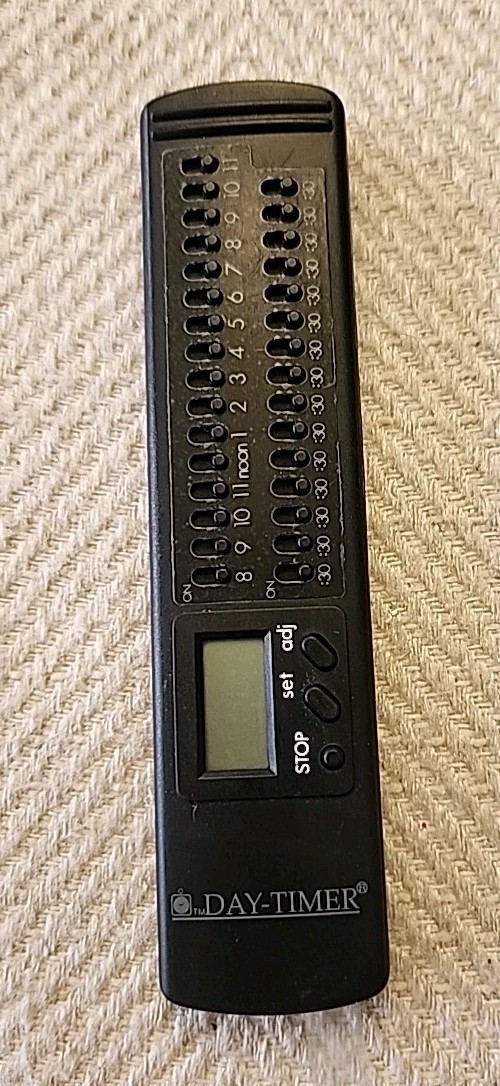 DAY-TIMER ~ Polder Brand Black 3 in 1 ~ Clock, Timer and Stopwatch ~ New