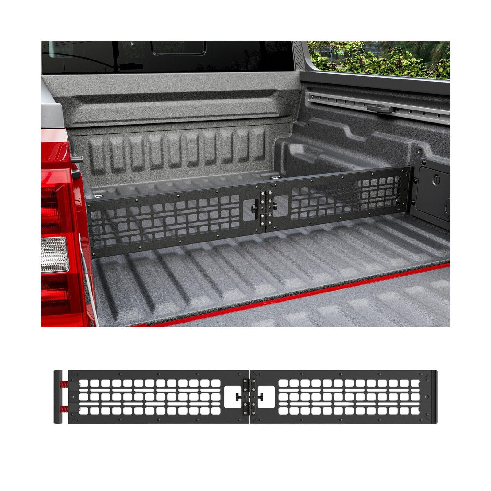 xipoqix Truck Bed Divider Compatible with 2022-2026 Ford Maverick Molle Panel...