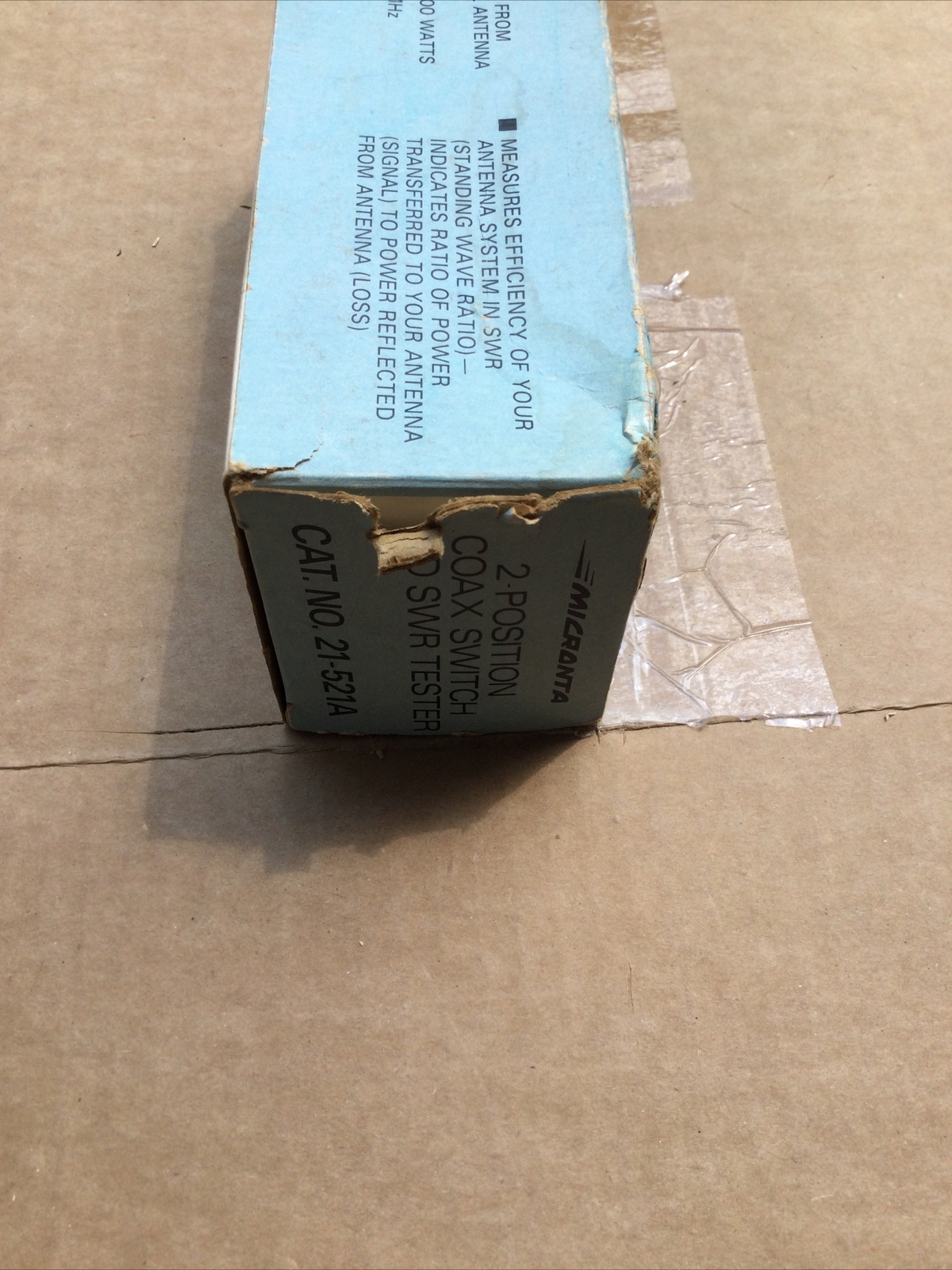 Micronta 21-521A, 2-Position Coax Switch and SWR Tester