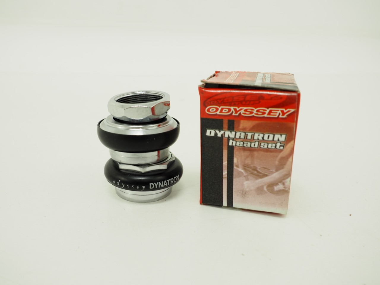 NOS! Odyssey Dynatron 1" Threaded Bicycle Headset Black Vintage w/Box