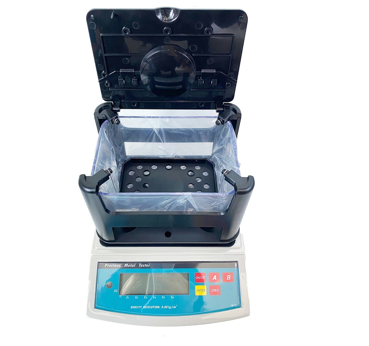 Solid Density Meter Gravity Balance Densimeter Testing Equipment 2000g