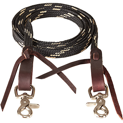 Mustang 5/8in x 8ft Waxed Tape Roping Rein