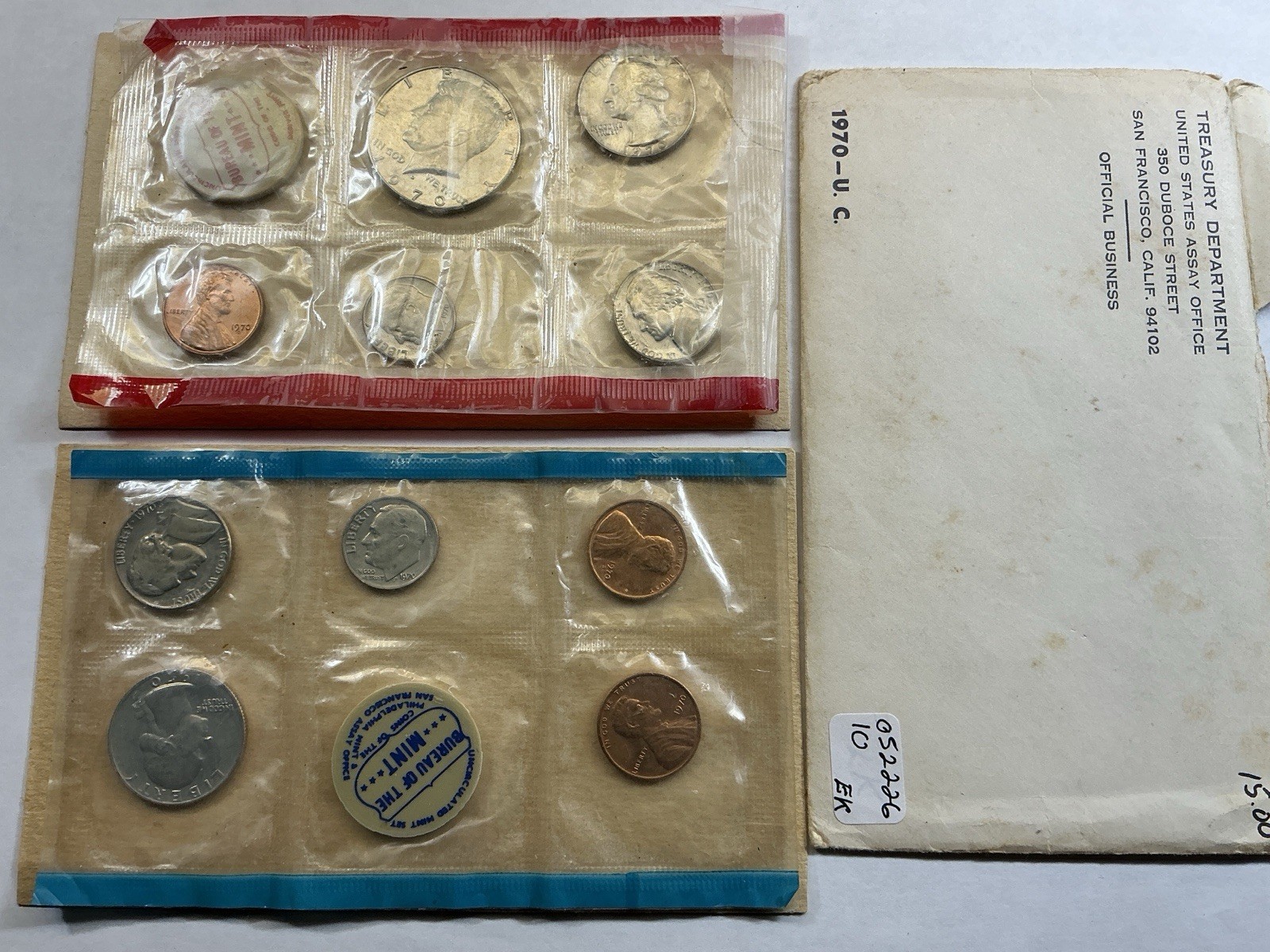1970-PDS Uncirculated Mint Set w/Small Date Lincoln See Desc 052226 10ee