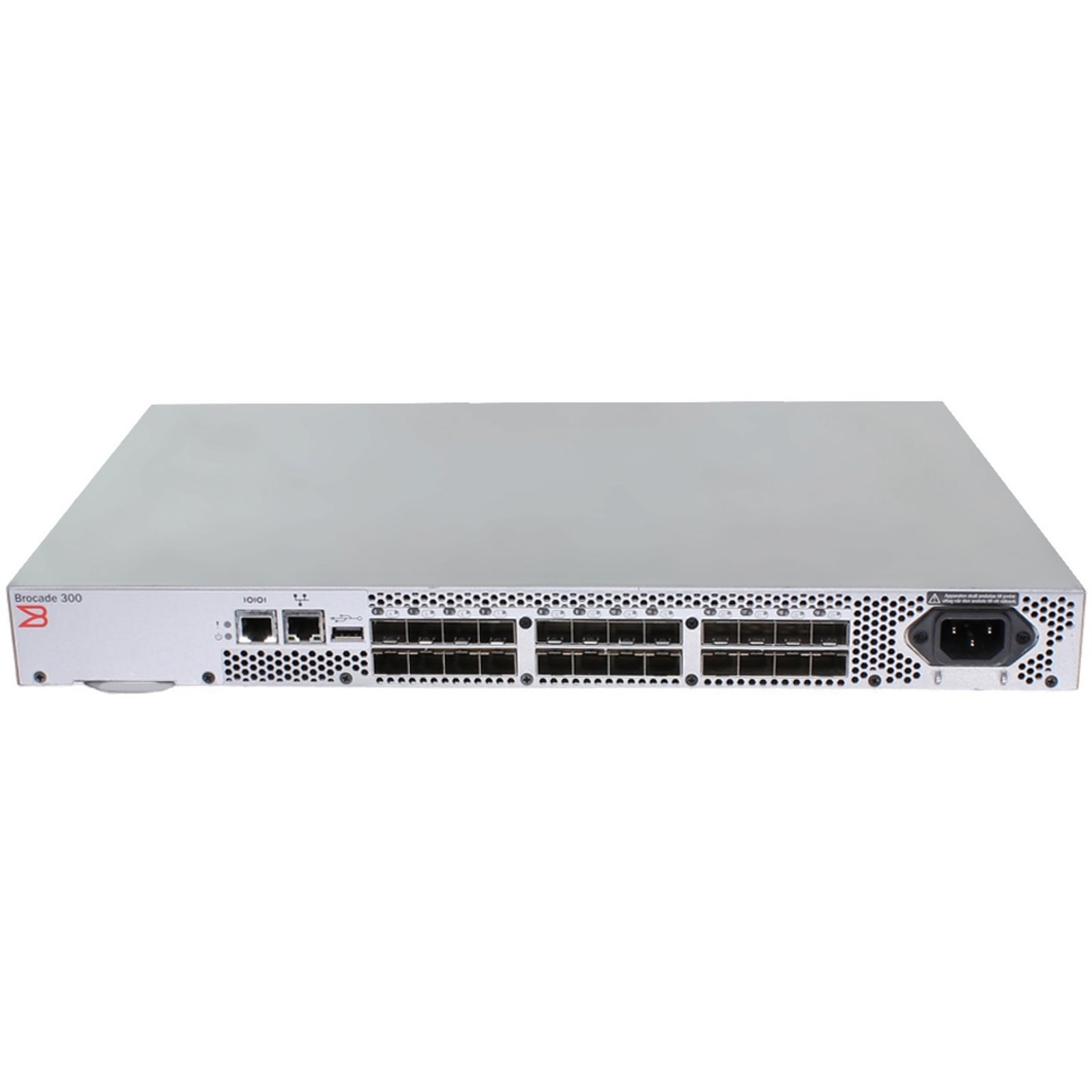 Brocade BR-300 24P 8GbE FC SFP (8P Active) SAN Switch