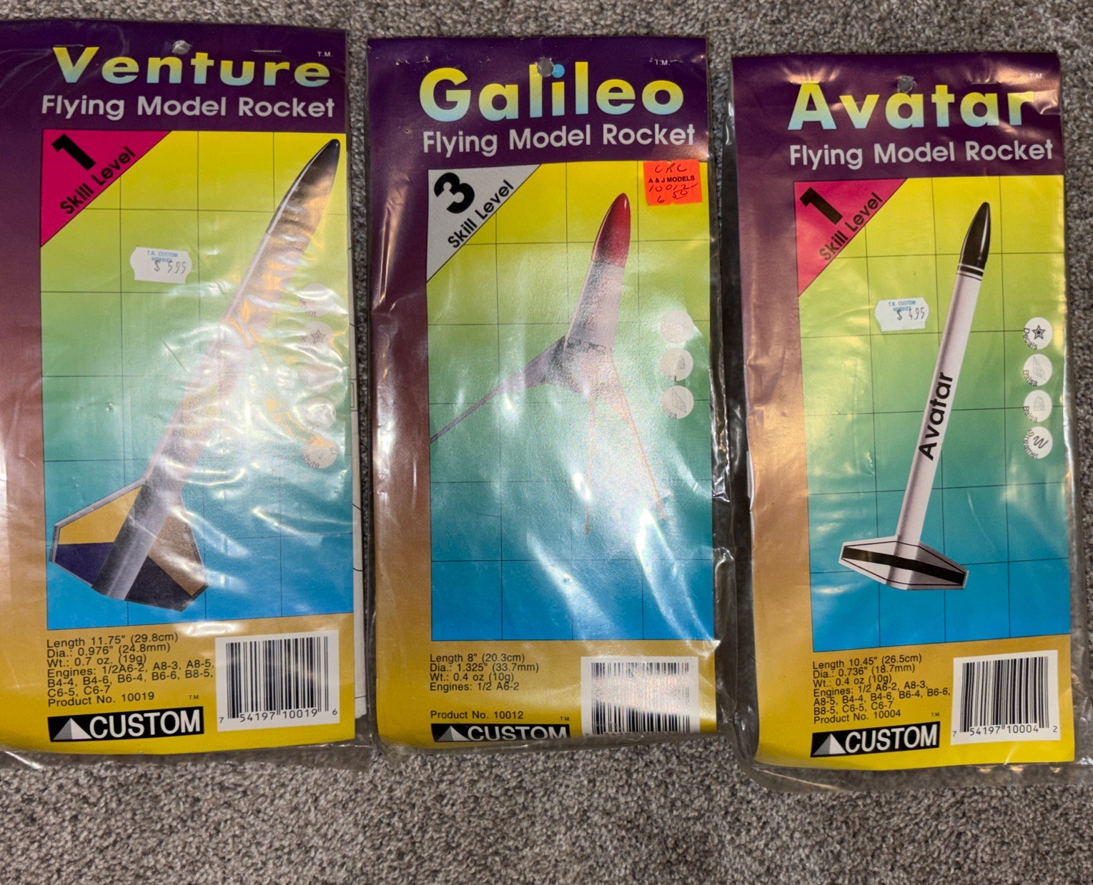 model rockets kits (lot Of 21)