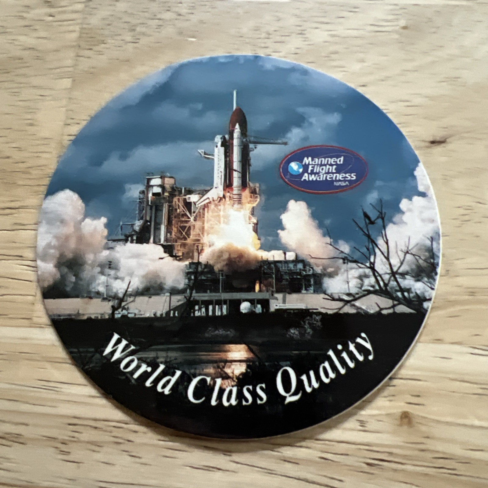 Vintage NASA Space Shuttle Sticker - World Class Quality