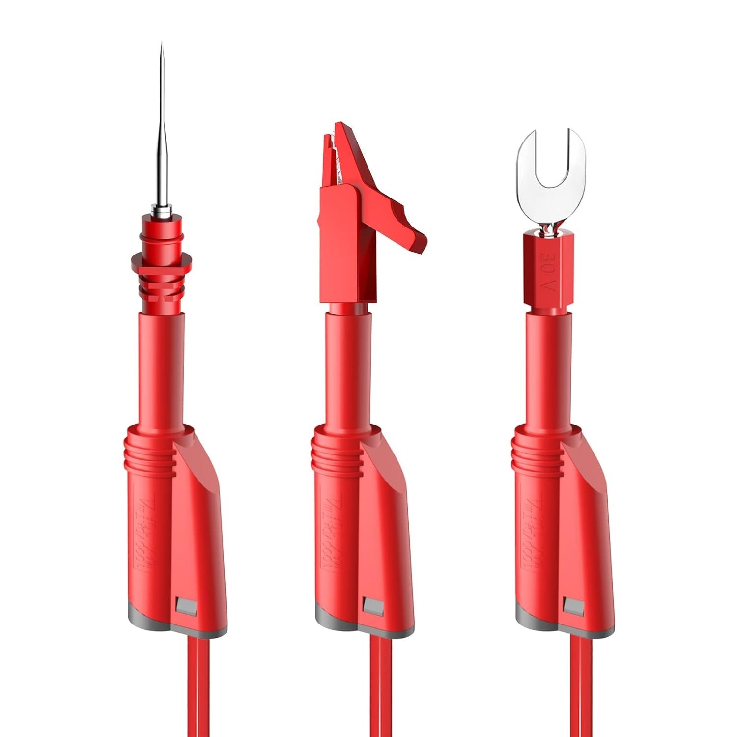 5PCS Silicone Banana Plug Leads Kit Multi-Function Insulated Safety