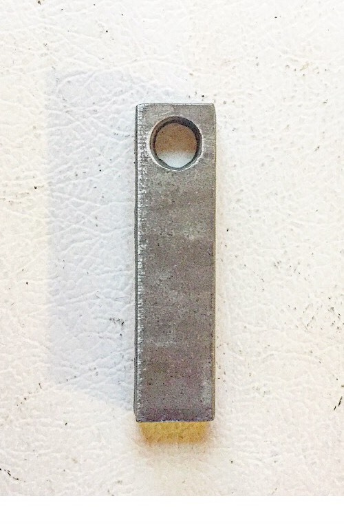 AR500 Steel Target Piano Key Rectangle Gong  1" X 4" X 1/4"