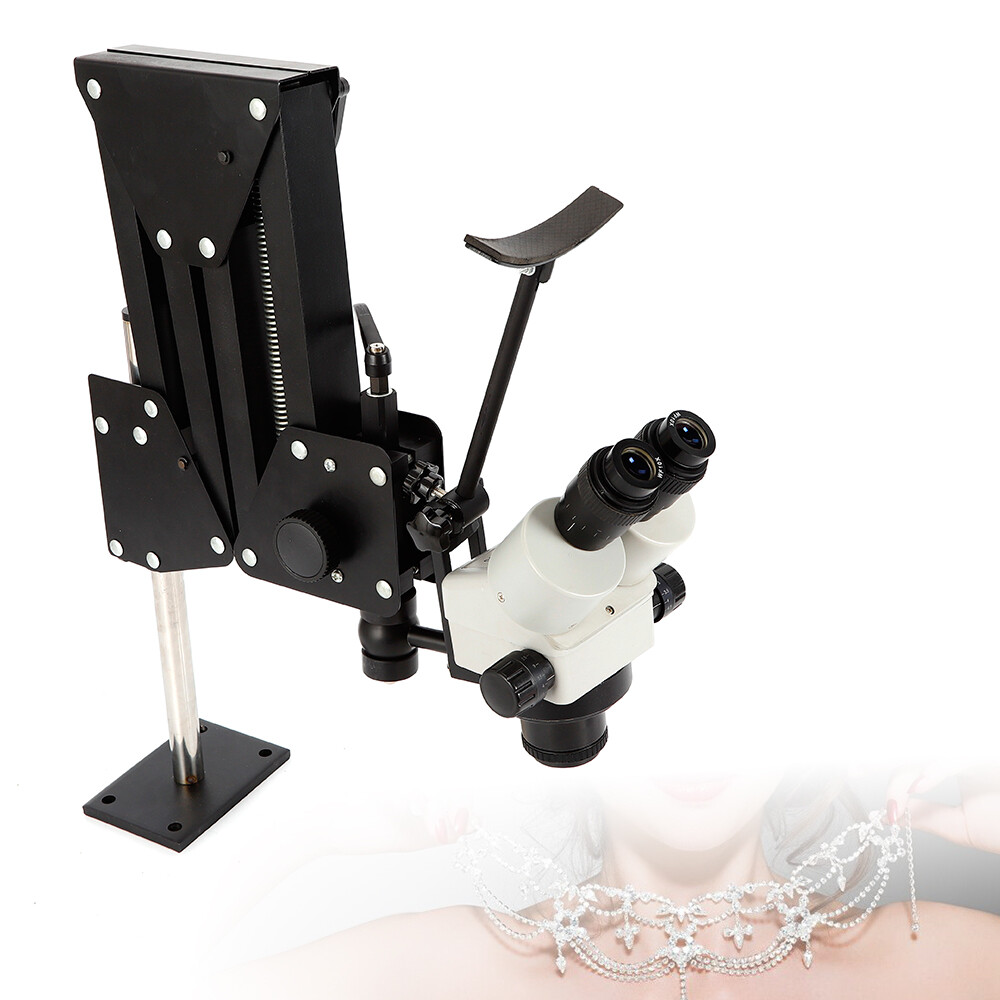 Micro Inlaid Mirror Multi-directional Micro-setting Microscope Jewelry Tool Set