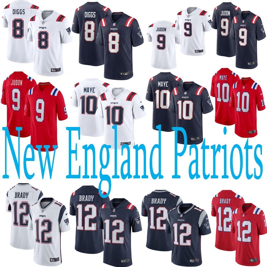 Men's Patriots 2025 Player Game Stitched Jersey