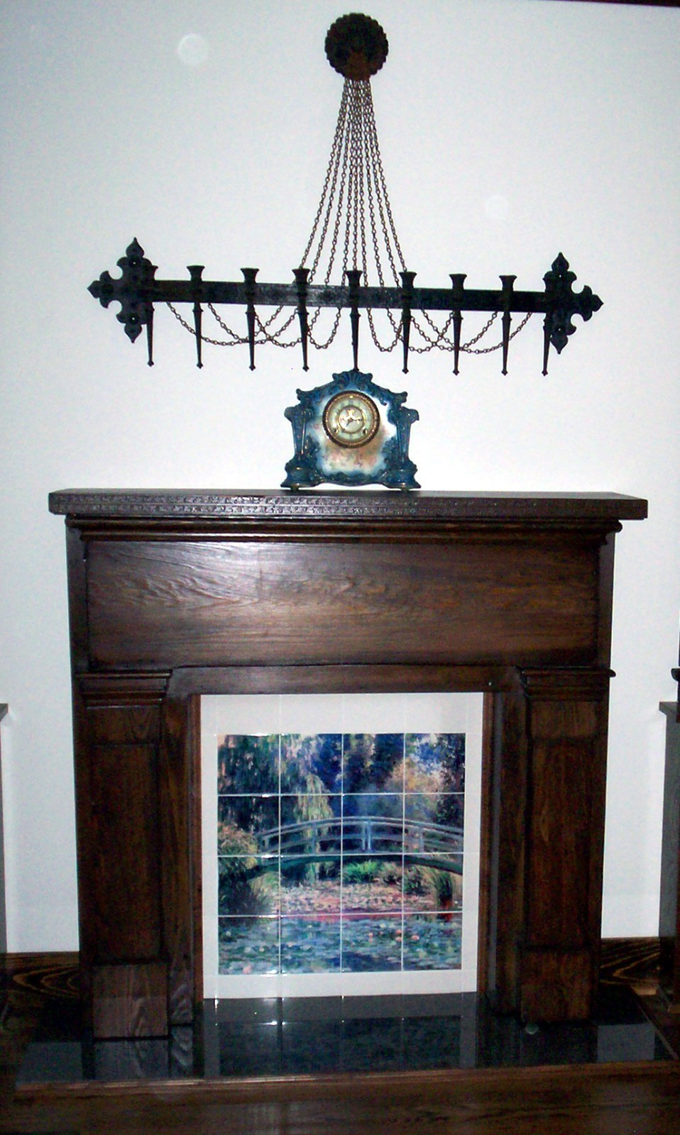 Mural Ceramic Monet Landscape Bridge Backsplash Tile