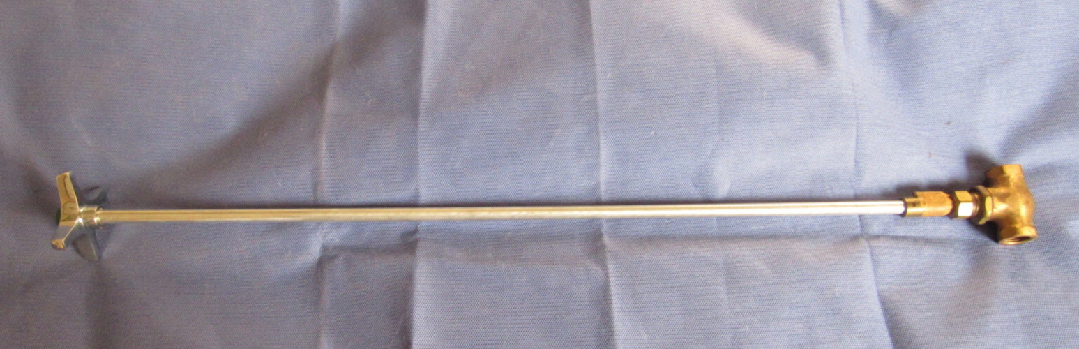 WaterSaver 3/8" Remote Control Brass Valve For Cold Water Approx. 22.5" New NOS