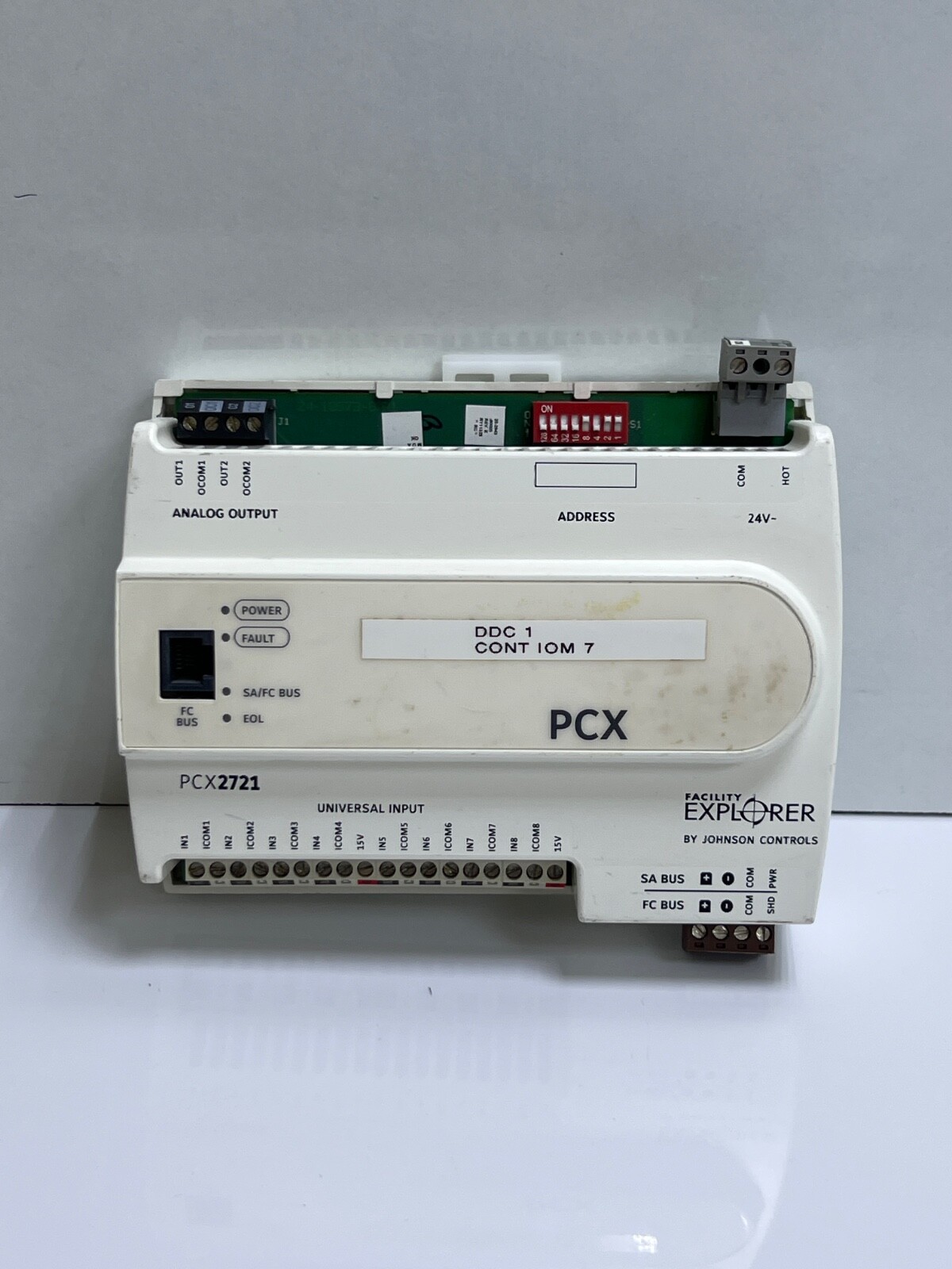 JOHNSON CONTROLS PCX2721 Rev H Facility Explorer Controller FX-PCX2721-0