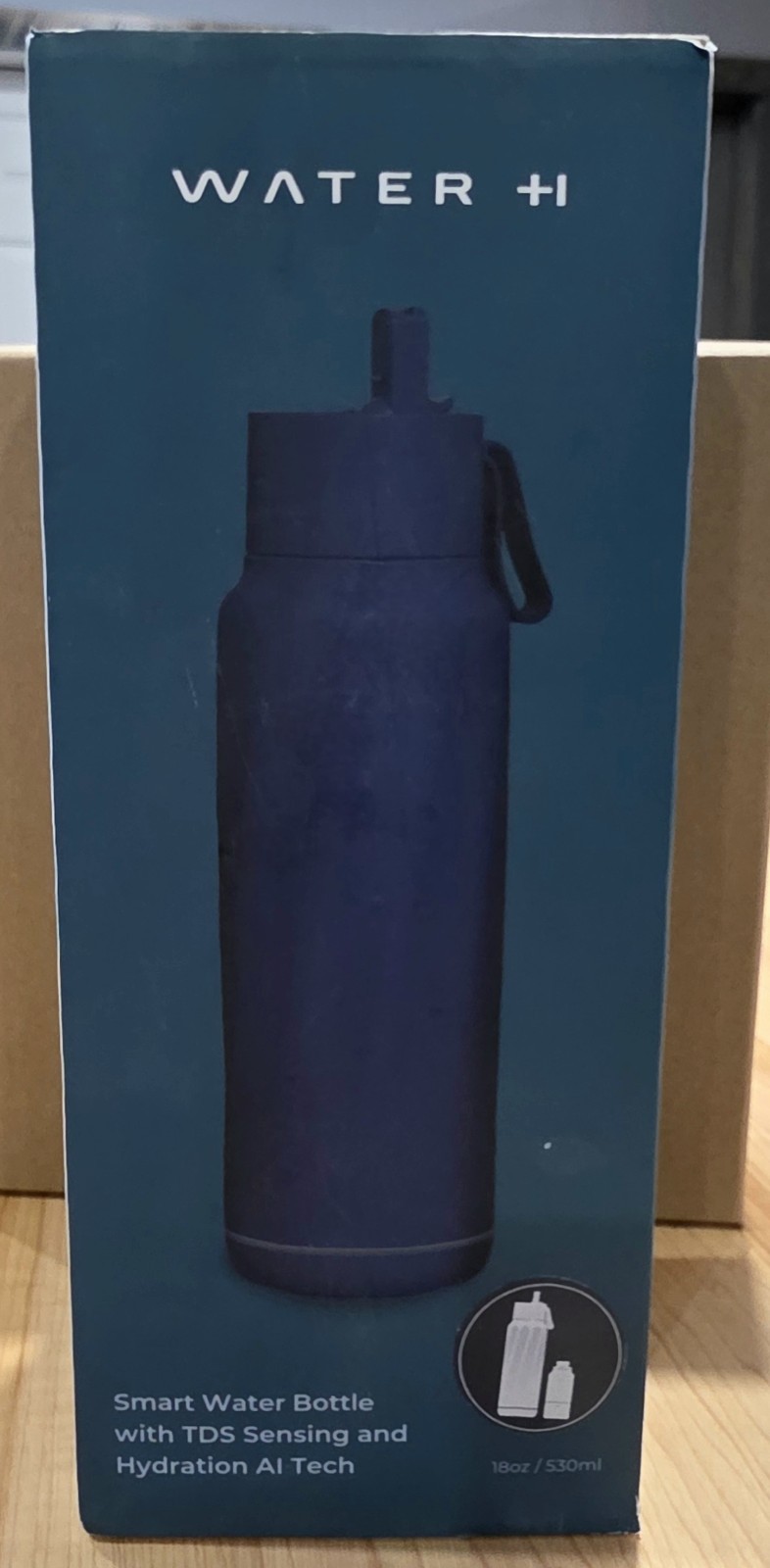Smart water bottle that gives you the friendly reminder to drink up!