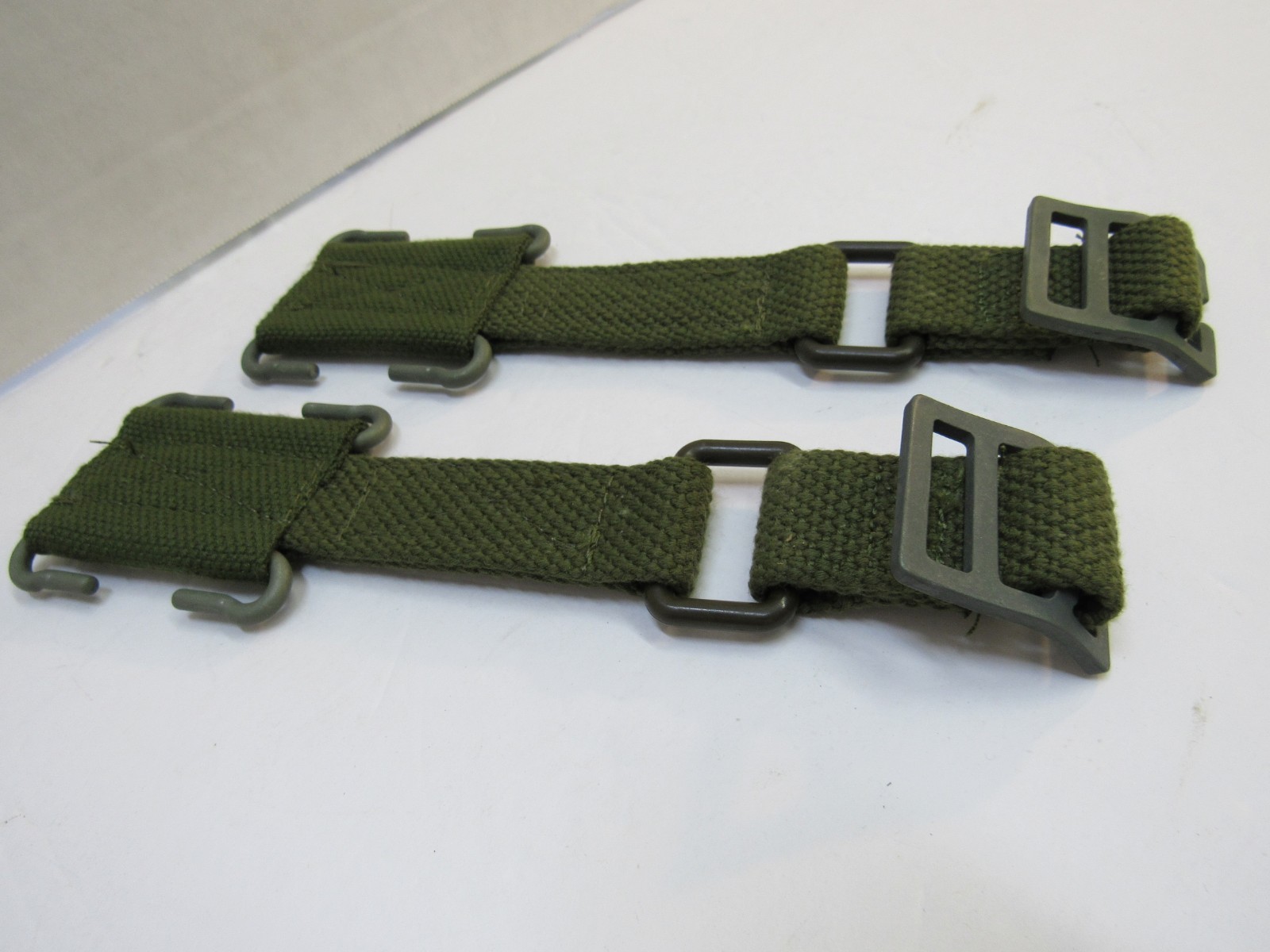 2 Danish Web Belt Gear Extender Like British Pattern 1944 Brace Attachment NOS