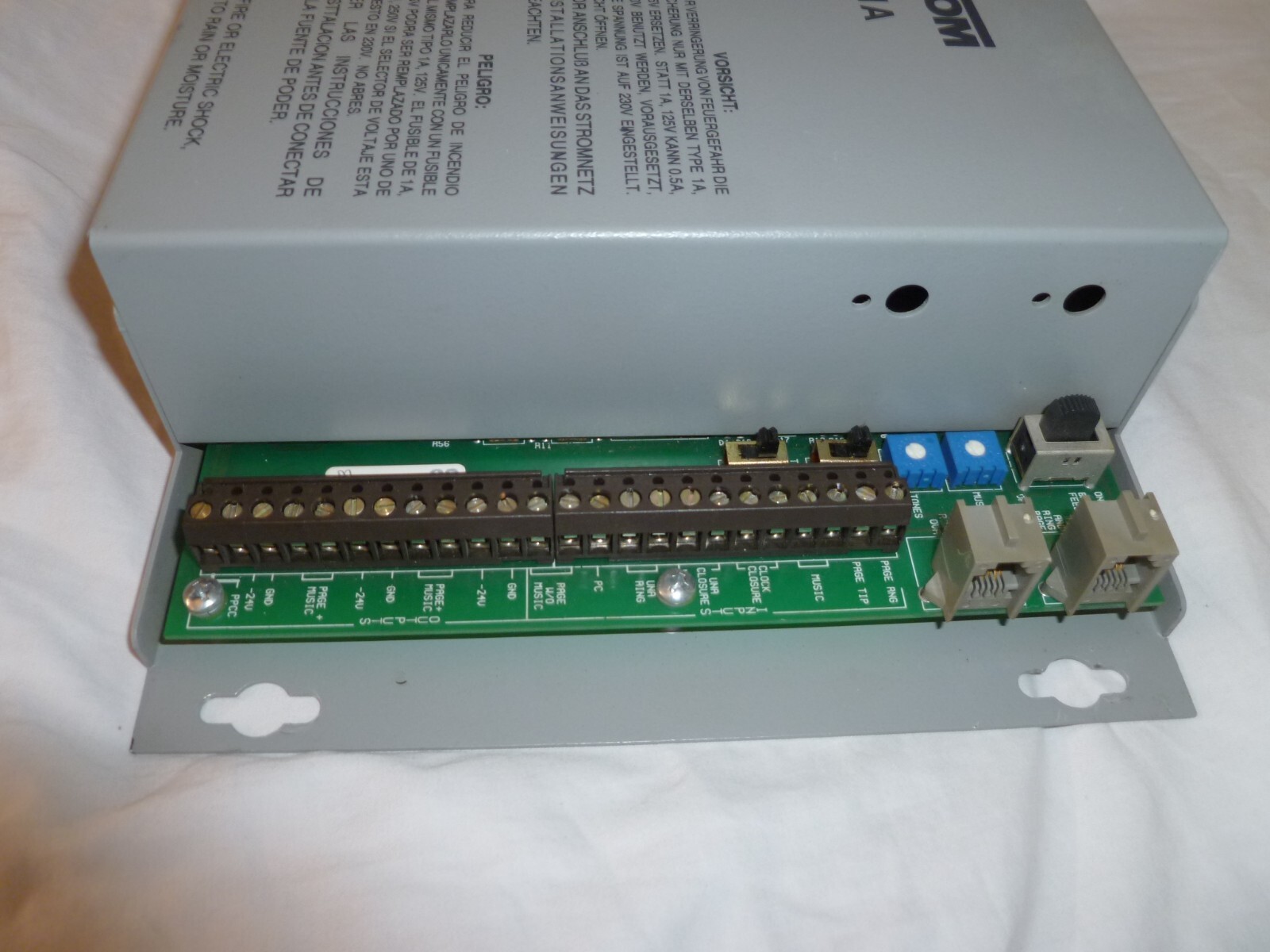 VALCOM V-2001A PAGE CONTROL UNIT