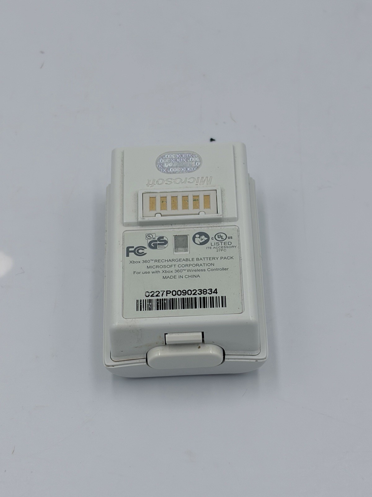 OEM Microsoft Play & Charge Kit Xbox 360 Rechargeable Controller Batteries x2