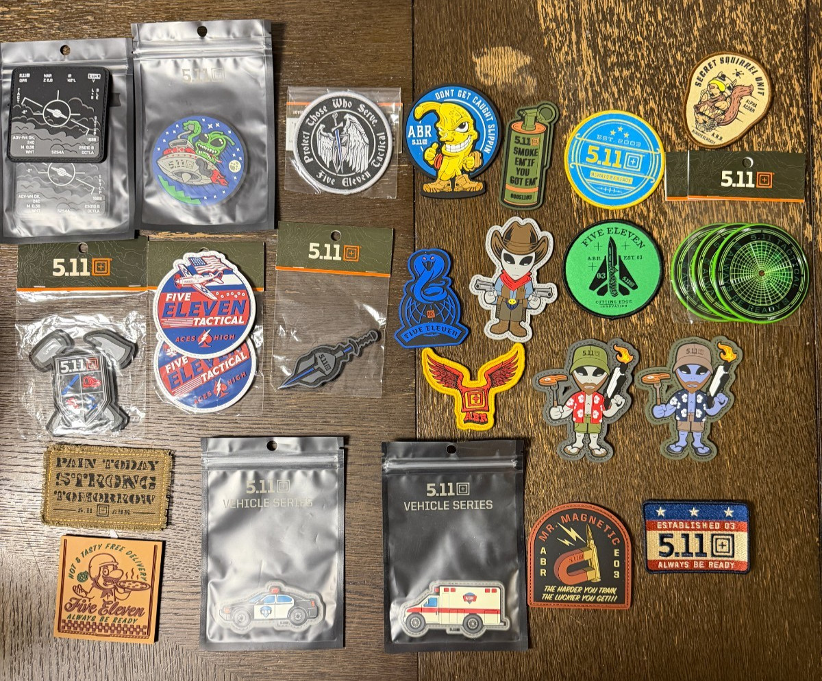 5.11 Tactical Patches