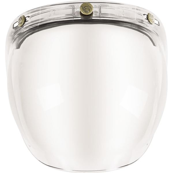 GMAX Universal 3-Snap Flip Up Bubble Helmet Faceshield | Clear