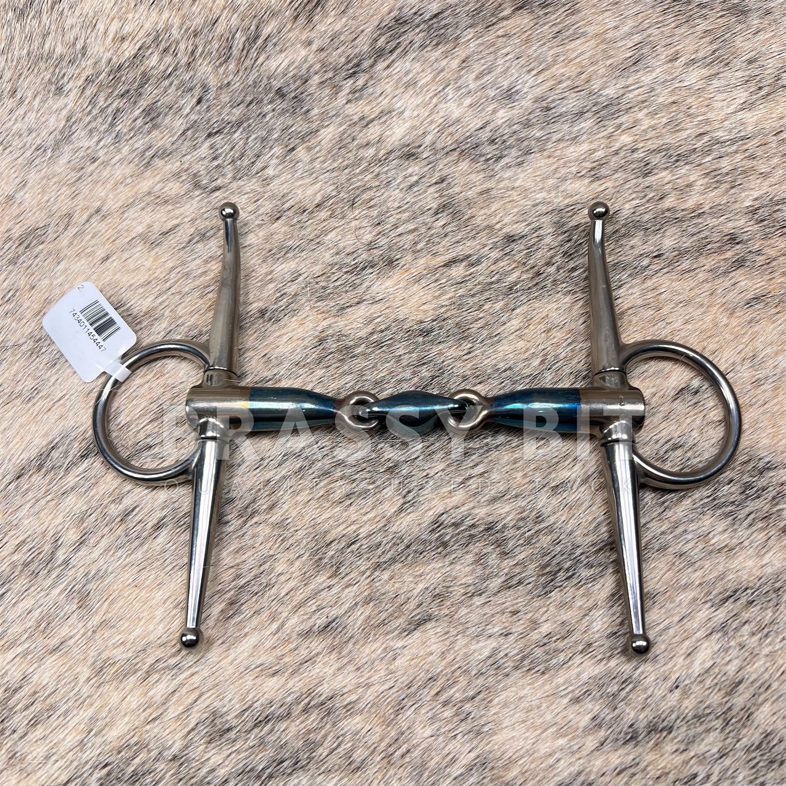 5" Trust Sweet Iron Elliptical Full Cheek Snaffle Bit