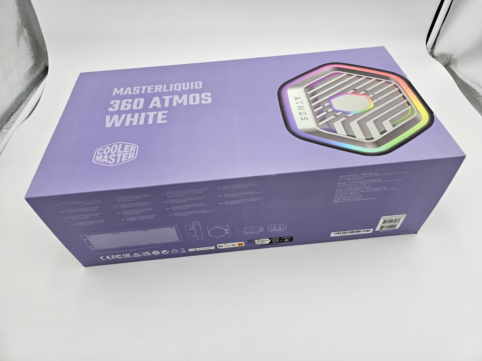 Cooler Master MASTERLIQUID 360 ATMOS White AIO Liquid Cooler