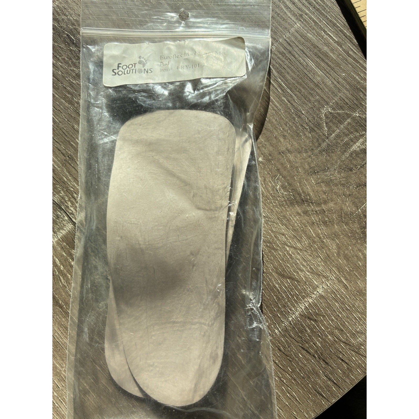 EUROFLEX W/O MET PAD Orthotics Arch Support Inserts 2(34-35) WOMAN 5 w-RY-101-2
