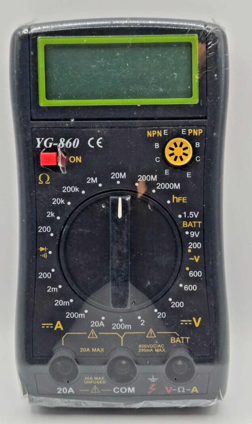 YG 860 AC/DC Current Handheld Digital Multimeter Taiwan NEW