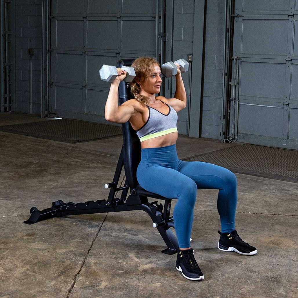 Pro ClubLine SFID325 Adjustable Bench by Body-Solid, Black