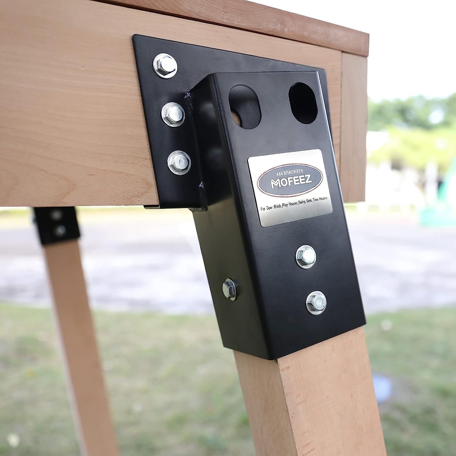 Black Steel Brackets for Shooting Platforms