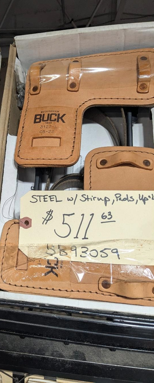 Buckingham Steel Climbers with Stirup, Pads