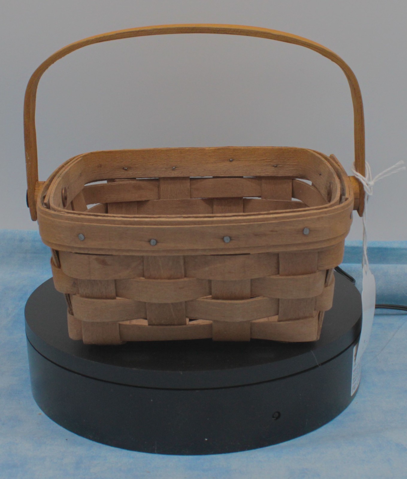 Longaberger Handwoven Basket – Small Rectangular Utility, Early 1990s