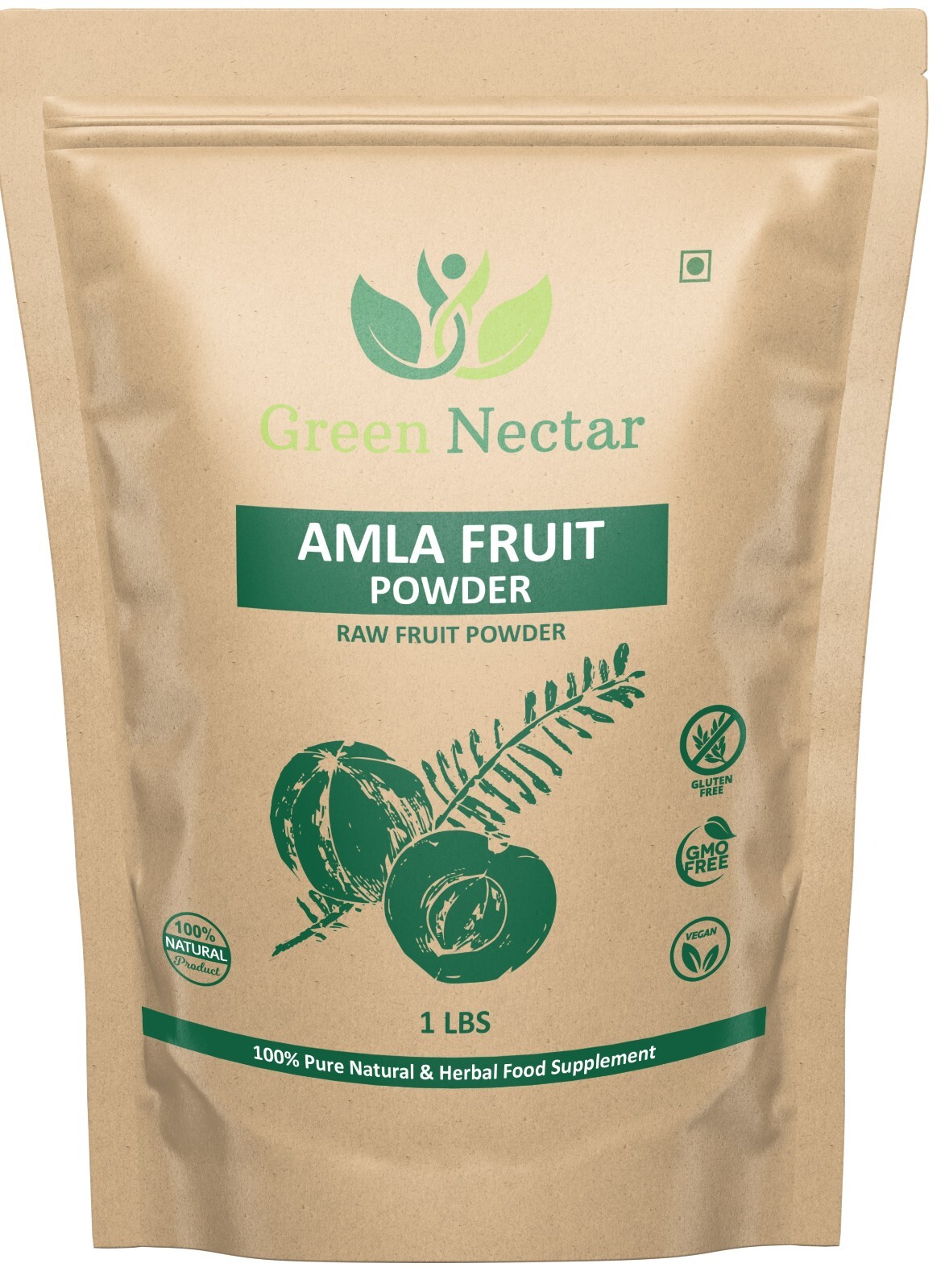 Amla Powder 1 lb(16 Ounces) Wild Amla Berries | Non-Irradiated | Raw Gluten-Free