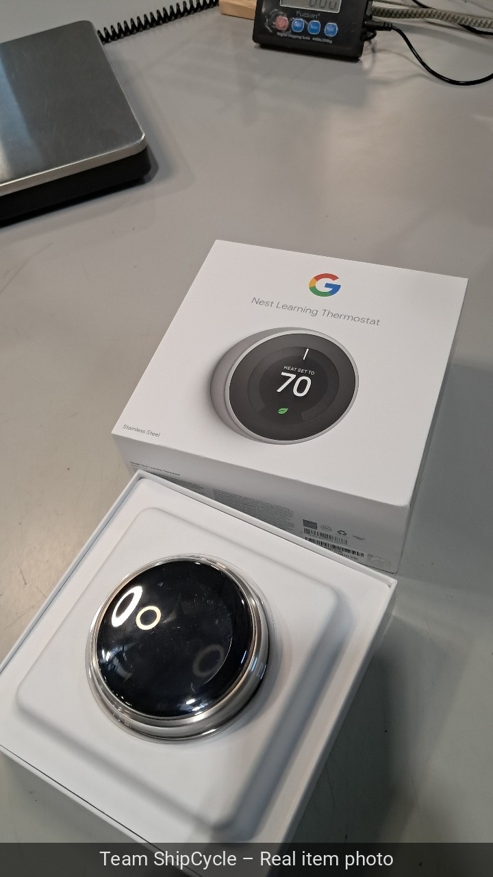 SEALED Google Nest 3rd Generation Learning Thermostat T3007ES Stainless G2U