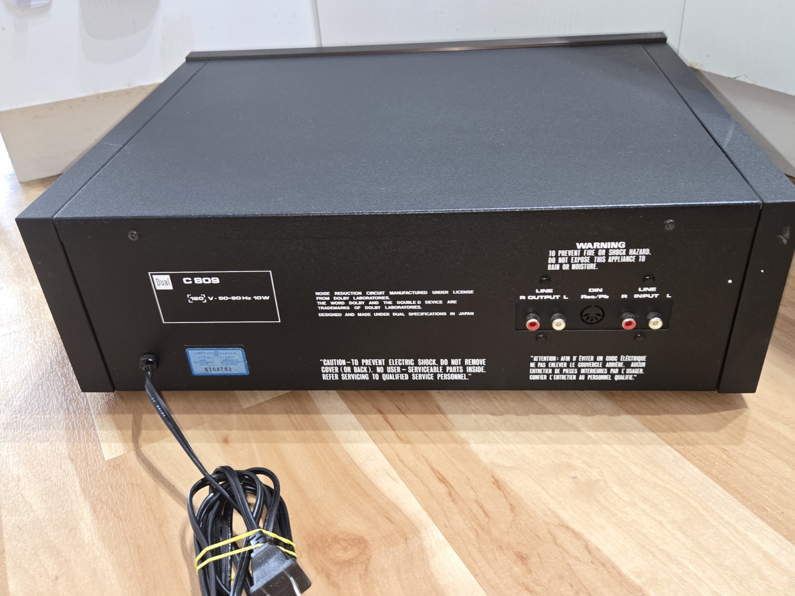 Vintage Dual C 809 Stereo Cassette Deck