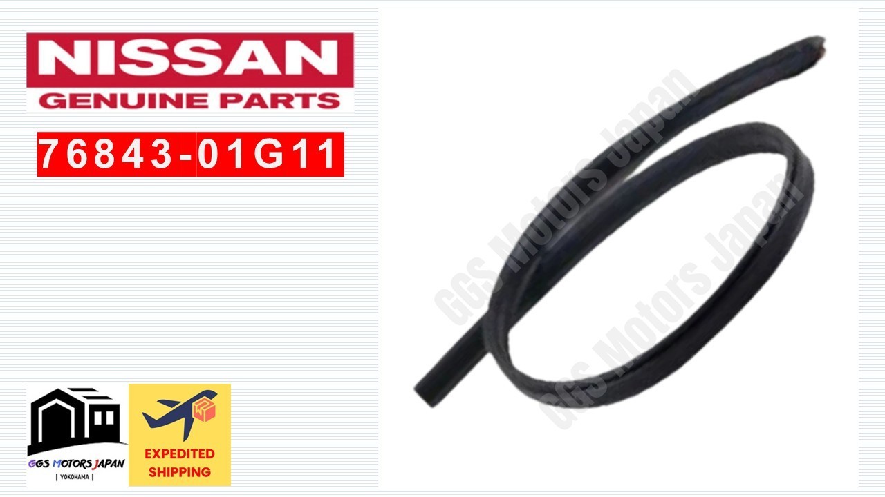 NISSAN OEM 76843-01G11 WEATHER STRIP ROOF DRIP LH GENUIEN Japan JDM