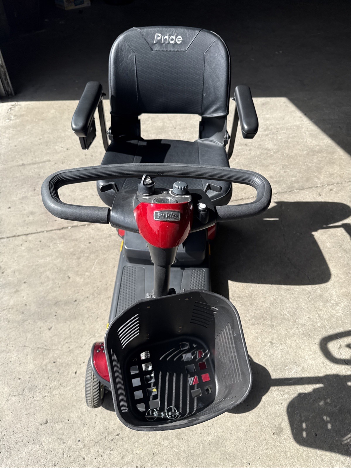 Pride Mobility Go-Go Elite Traveller 4-Wheel Mobility Scooter - Red