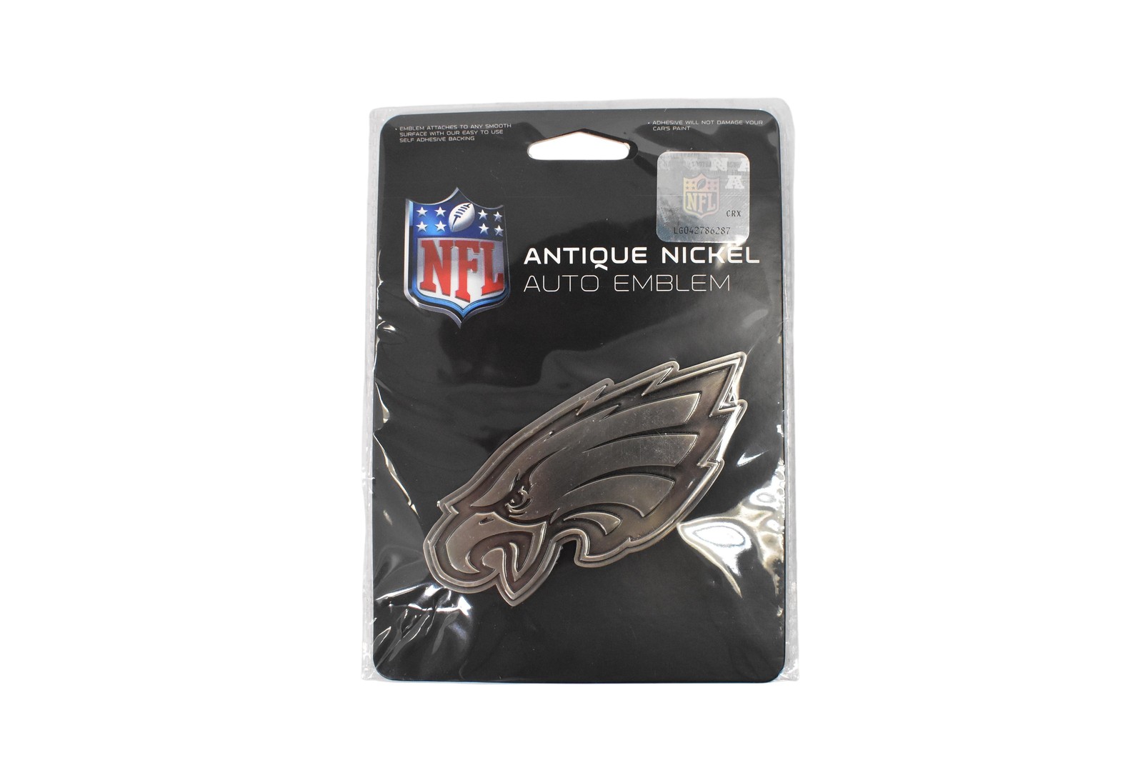 Philadelphia Eagles Auto Emblem Antique Nickel NFL Football Car Badge Rico 3D