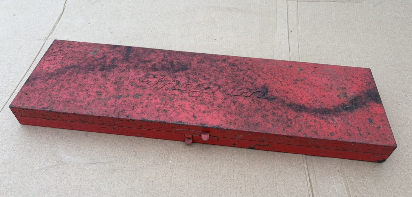 Snap-On Vintage Red Metal Box Model KRA-284B Empty Tool Box Only Resto Project