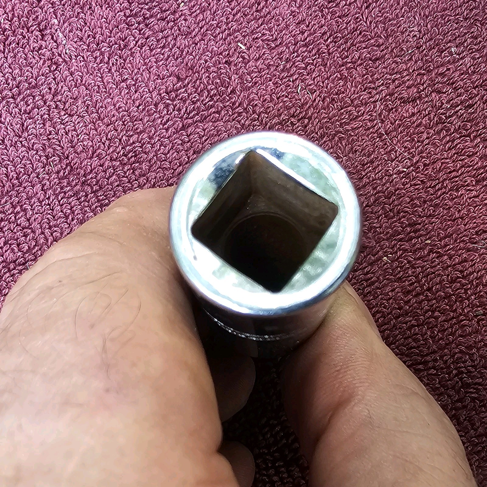 Vintage Williams SD-1216, 1/2" Drive Deep 12pt Socket, USA, 1/2”