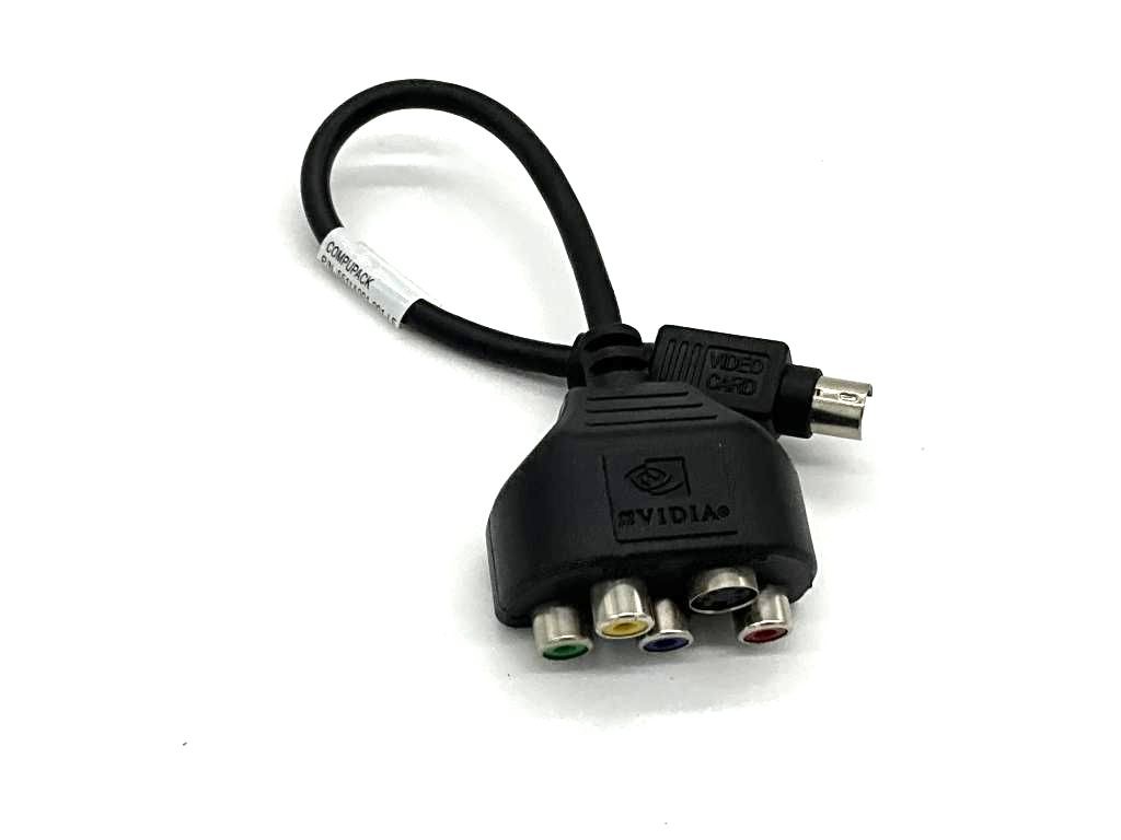 NVidia 9pin Video-In Video-Out VIVO to Component Composite S-Video Adapter