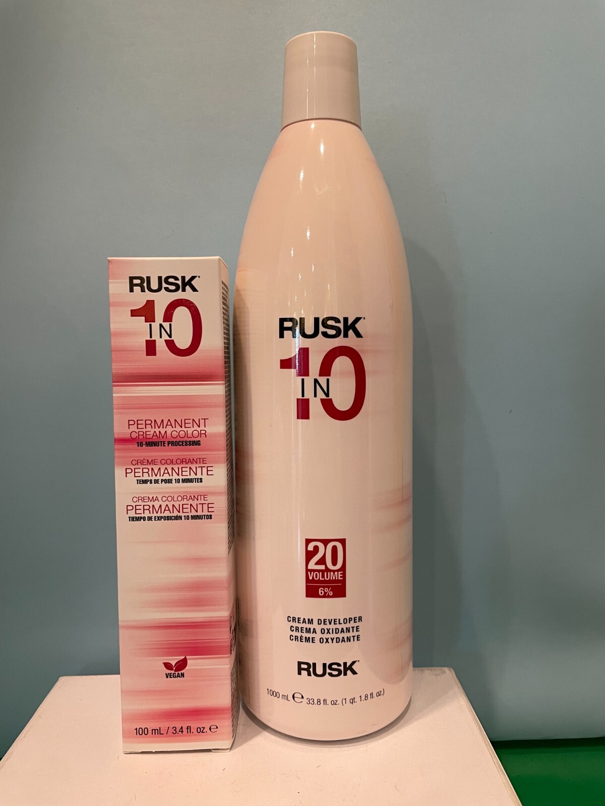 Rusk in  10 Minute Permanent Hair Color 3.4oz (Choose Color) New & Authentic